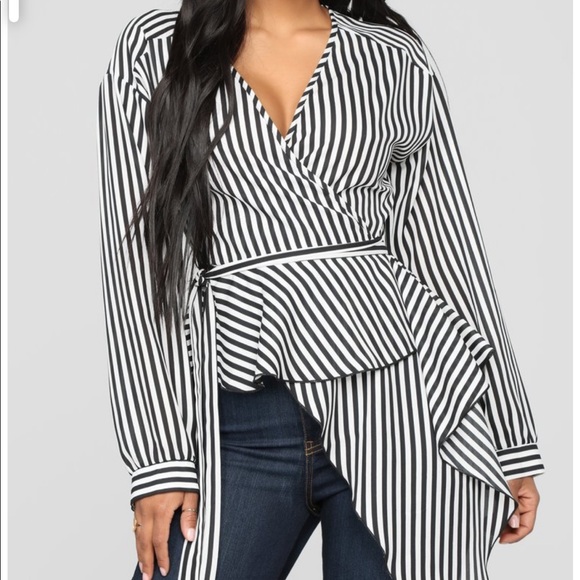 Striped Blouse - Picture 1 of 2